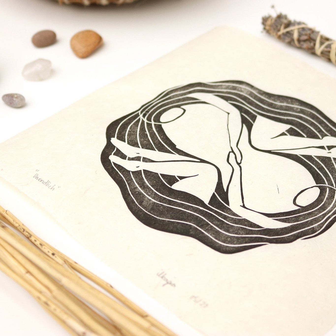 Rahmen & Passepartout für die Unendlichkeit - art.from.ilkas.heart