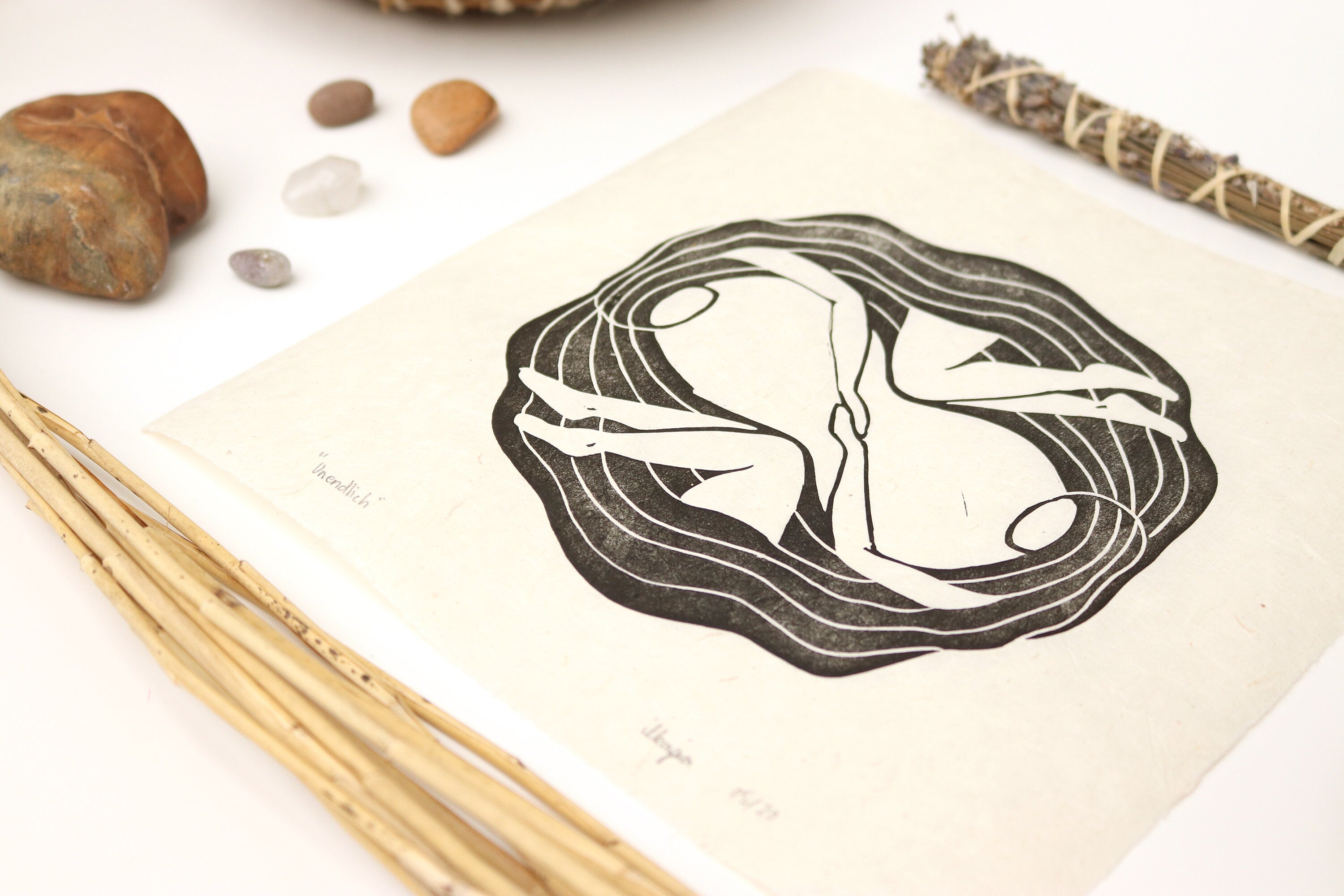 Rahmen & Passepartout für die Unendlichkeit - art.from.ilkas.heart