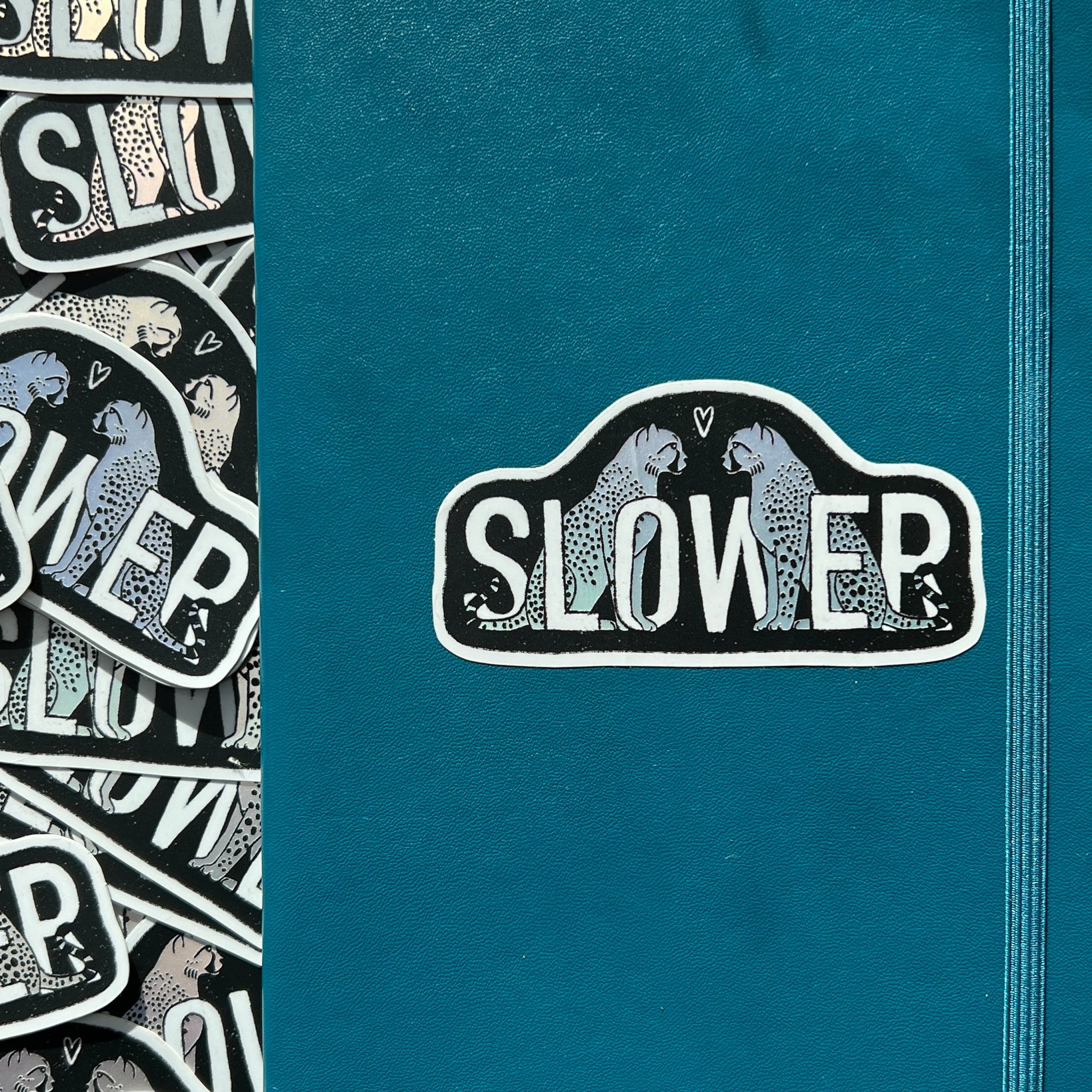 Slower Holografischer Aufkleber - art.from.ilkas.heart