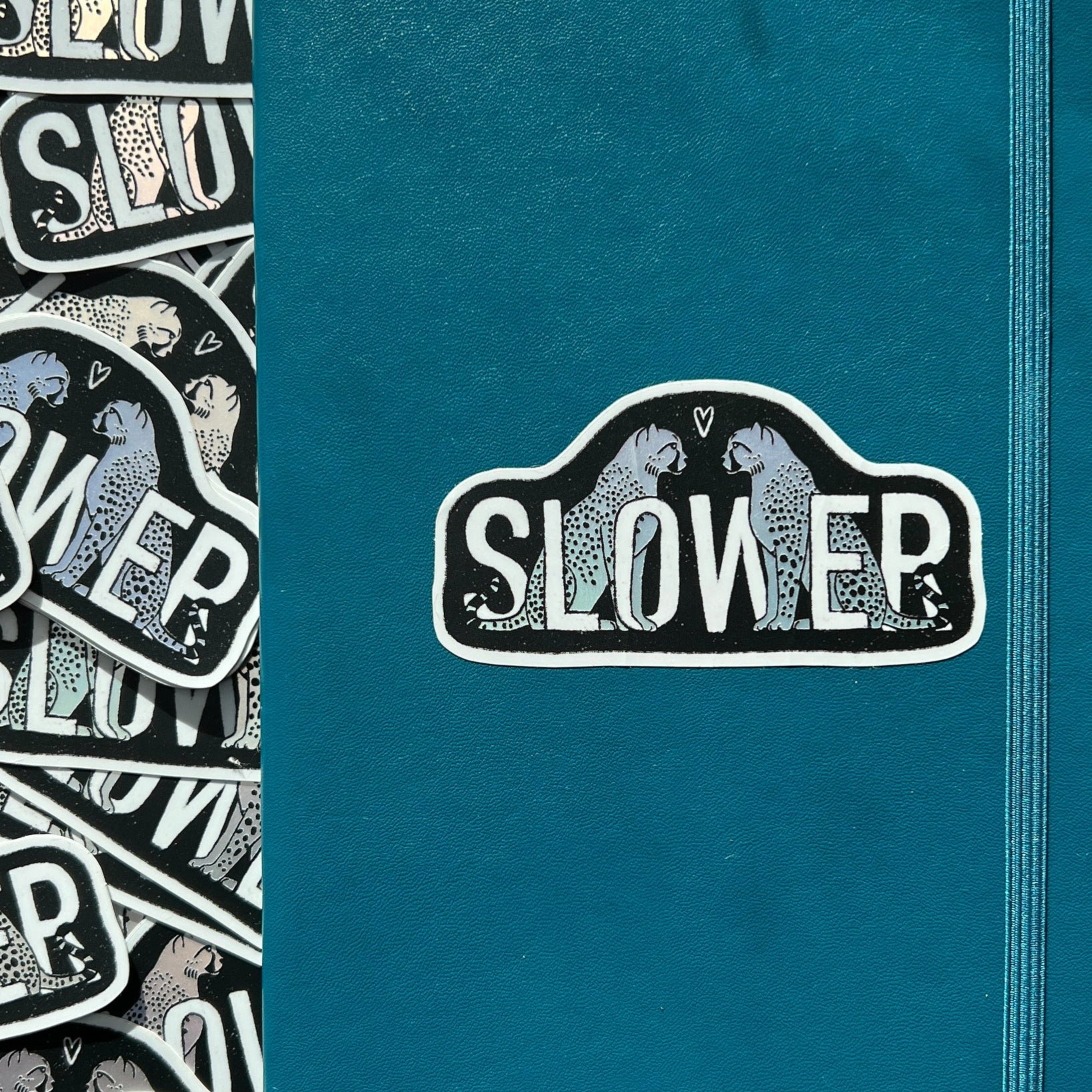 Slower Holografischer Aufkleber - art.from.ilkas.heart