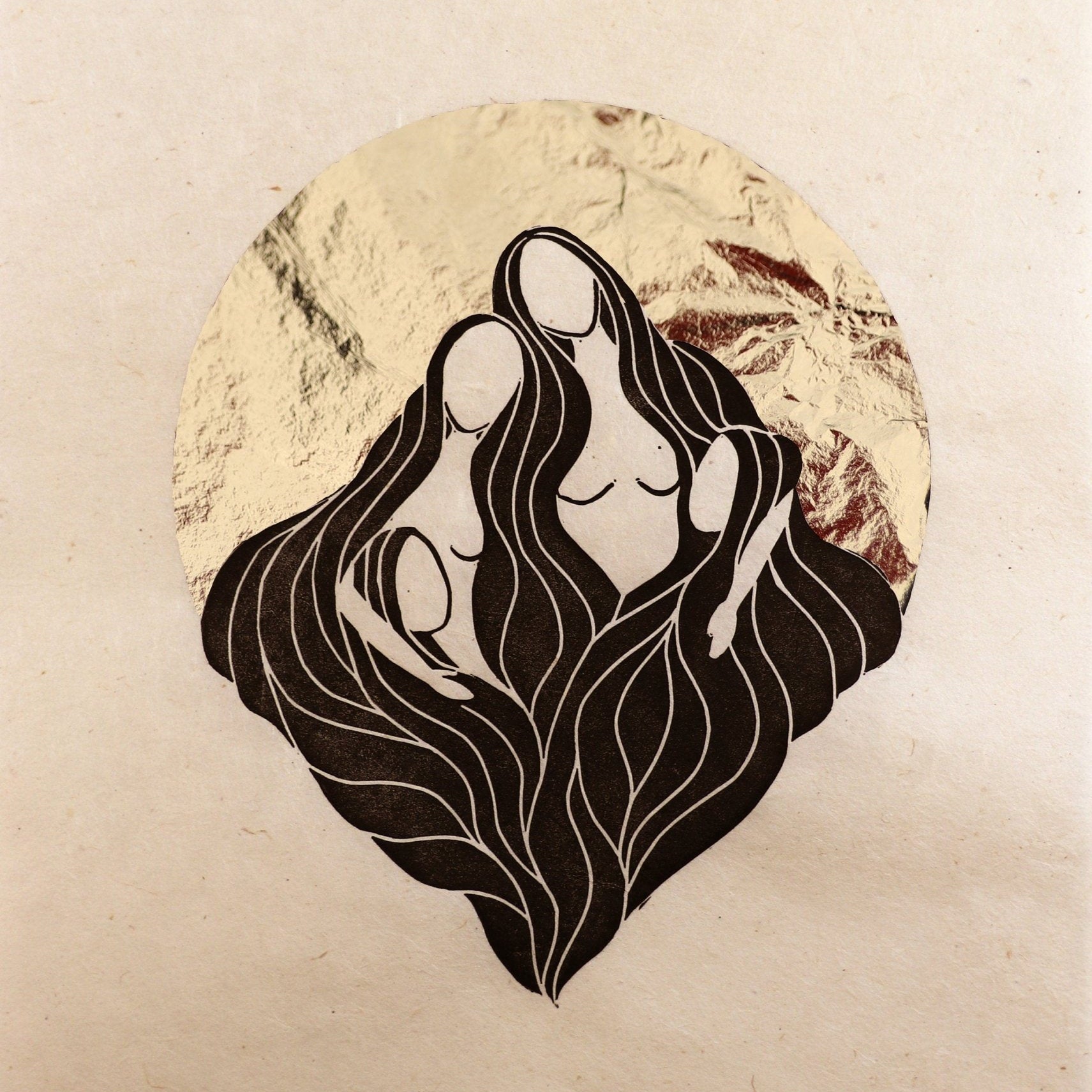 Rahmen & Passepartout für die Soul Sisters - art.from.ilkas.heart