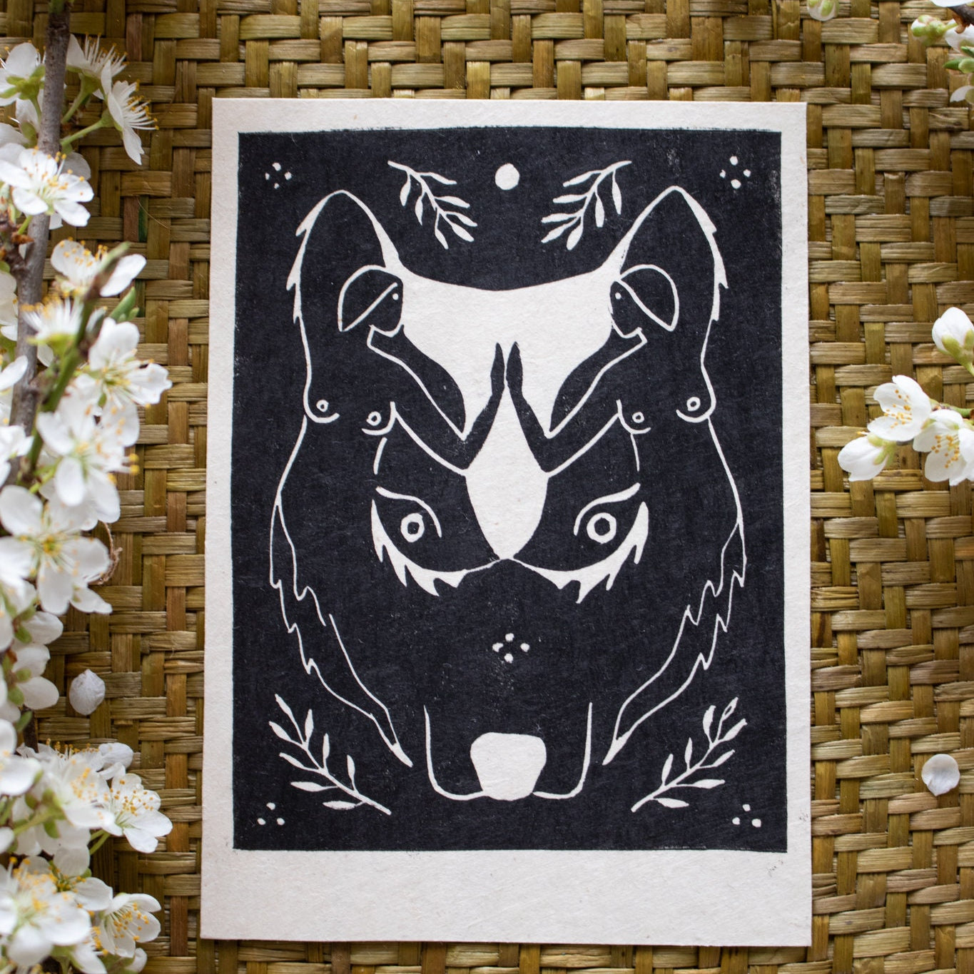 The Guardian Linoldruck - art.from.ilkas.heart