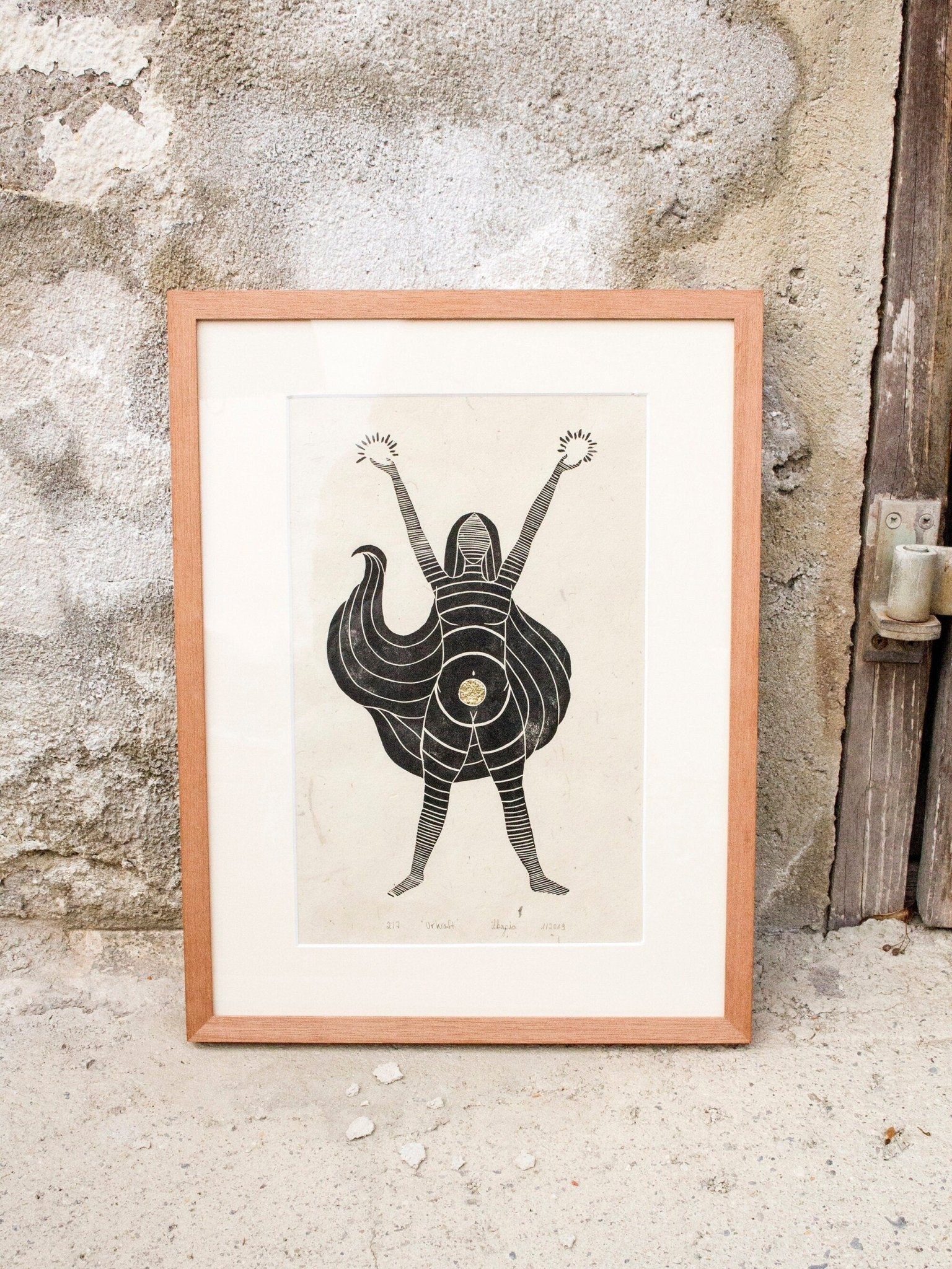 Rahmen & Passepartout für die Urkraft - art.from.ilkas.heart