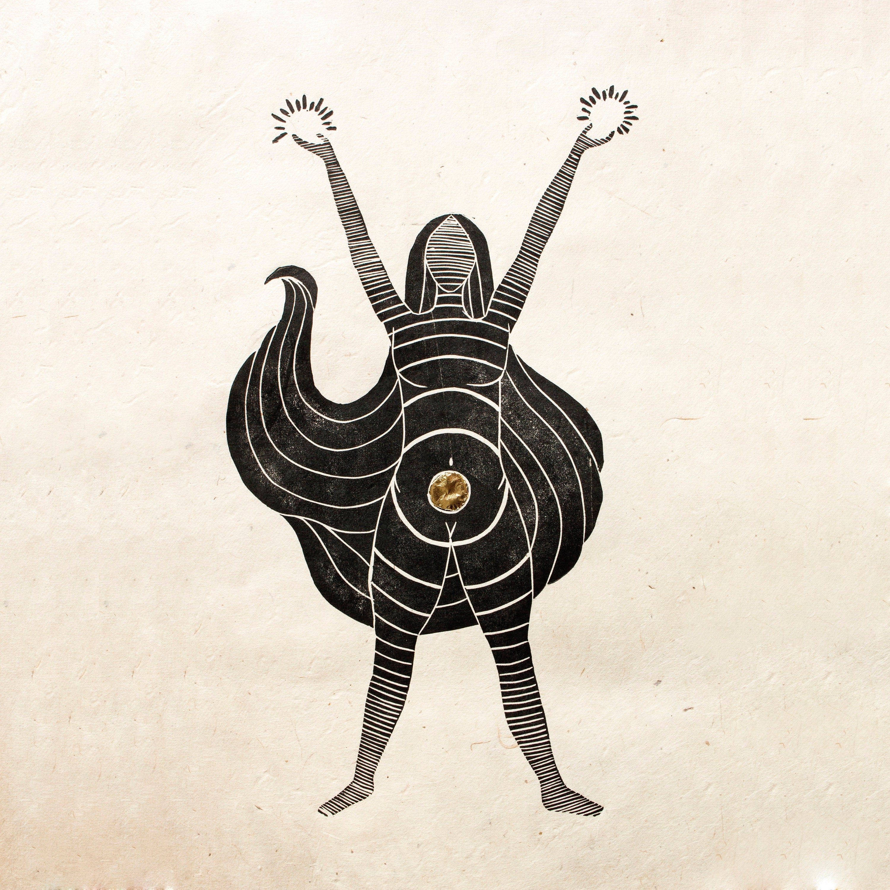 Urkraft Linoldruck - art.from.ilkas.heart