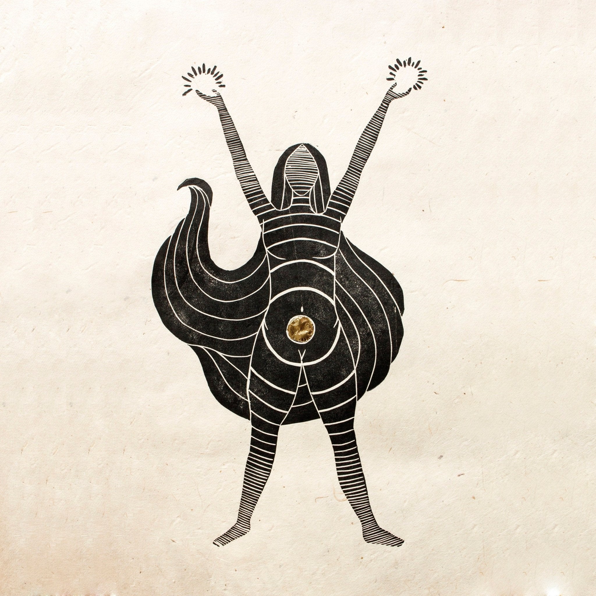 Urkraft Linoldruck - art.from.ilkas.heart