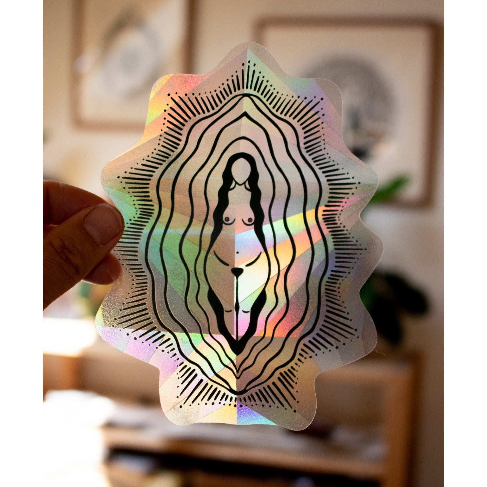 Vulva Göttin Rainbowmaker - art.from.ilkas.heart