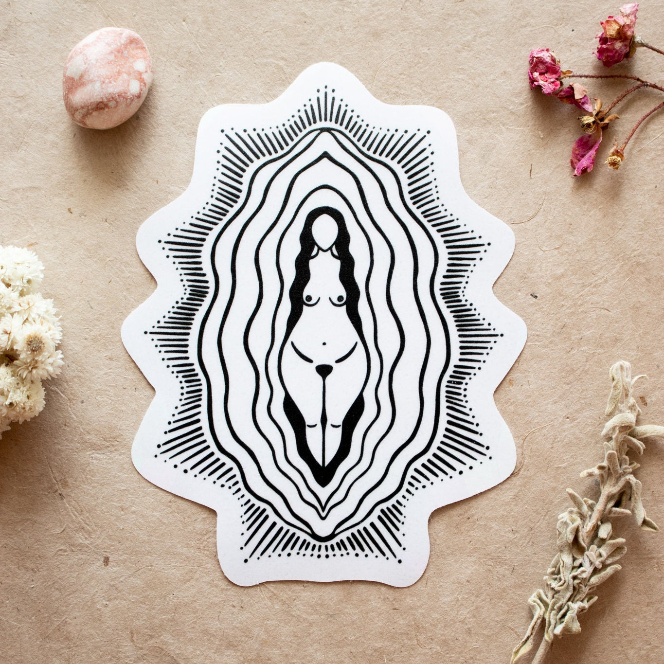 Vulva Göttin Rainbowmaker - art.from.ilkas.heart