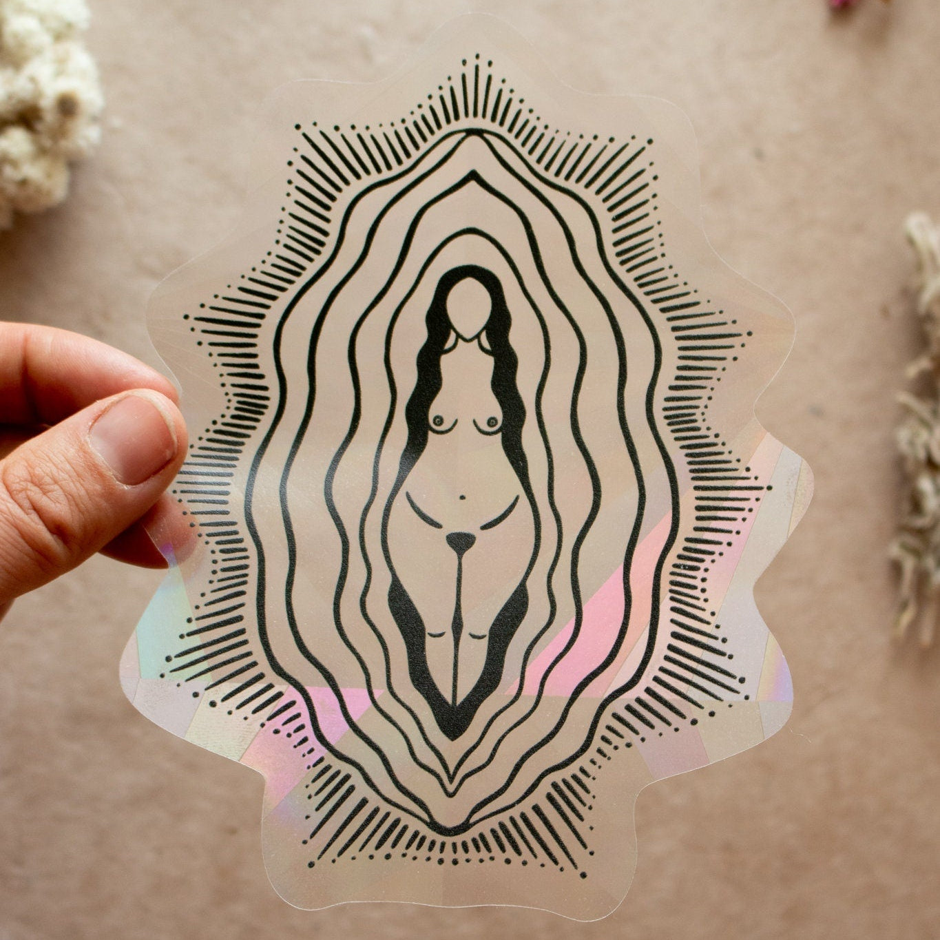 Vulva Göttin Rainbowmaker - art.from.ilkas.heart