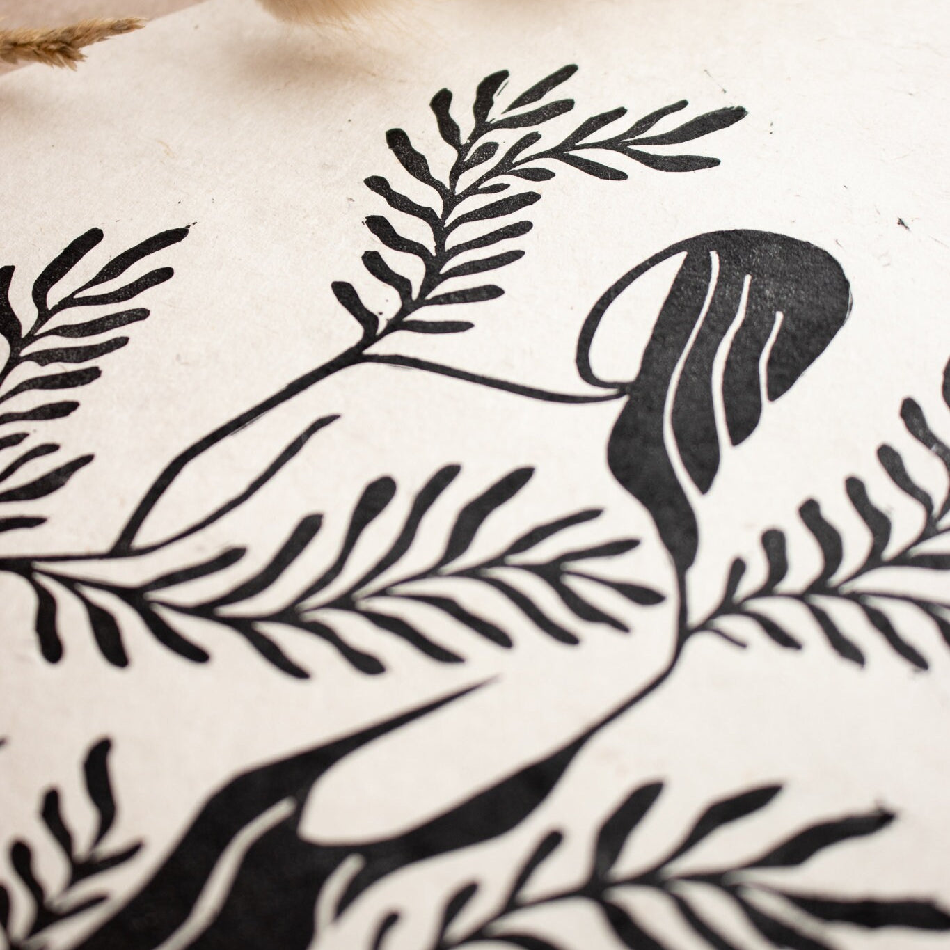 We are nature Linoldruck limitierte Auflage - art.from.ilkas.heart