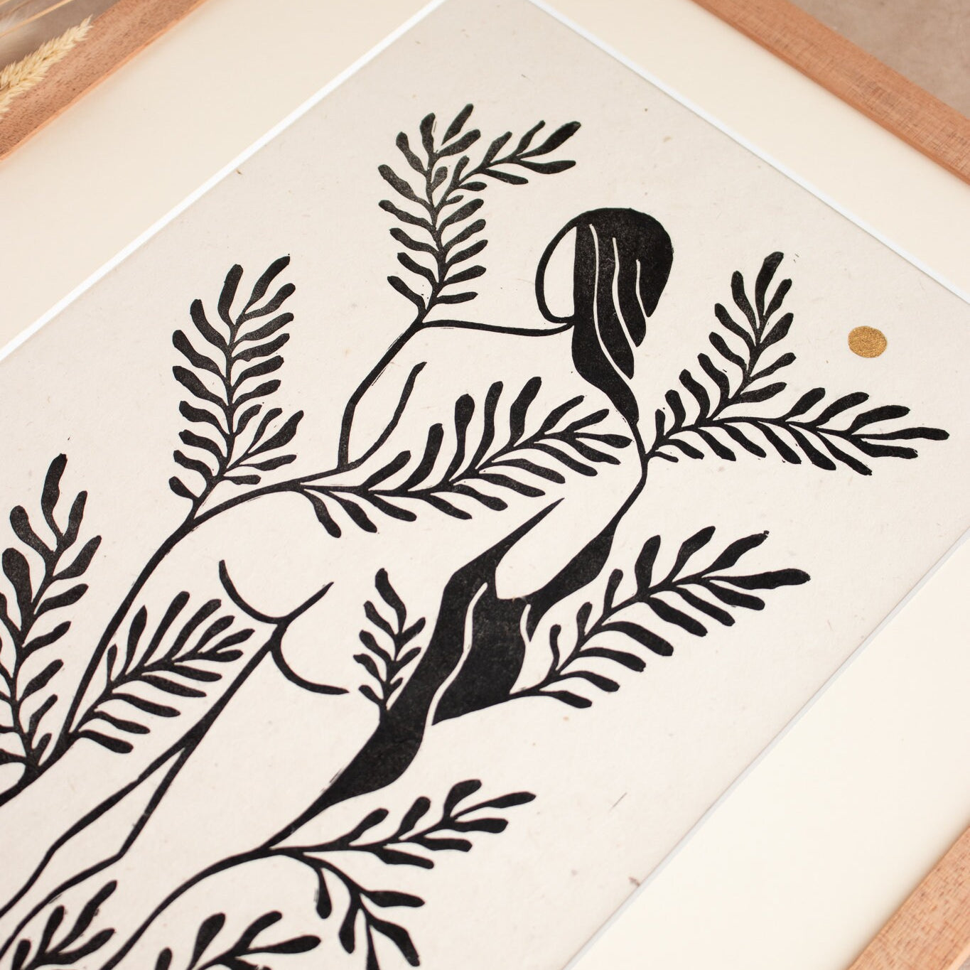 We are nature Linoldruck limitierte Auflage - art.from.ilkas.heart