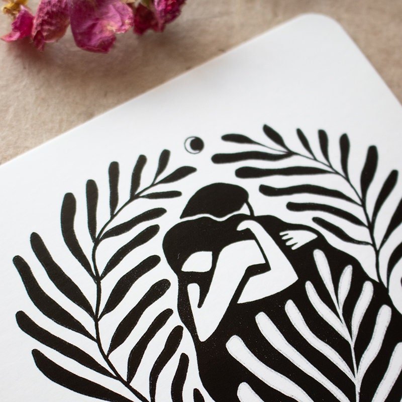 You are enough Postkarte - art.from.ilkas.heart