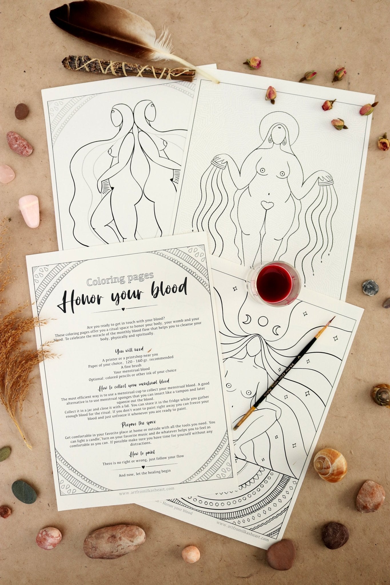 Malvorlagen – zum Ausdrucken für zu Hause - art.from.ilkas.heart