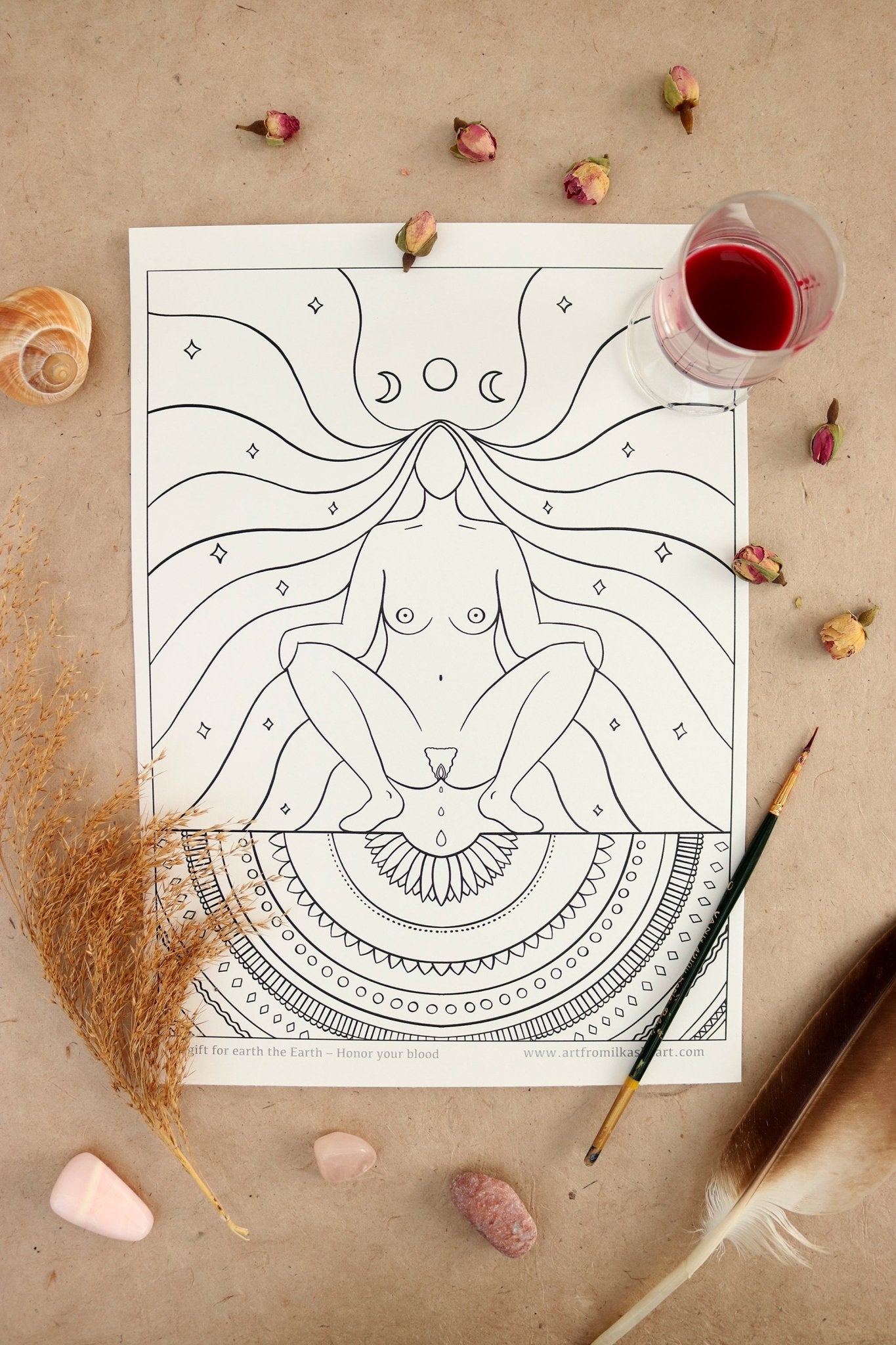 Malvorlagen – zum Ausdrucken für zu Hause - art.from.ilkas.heart