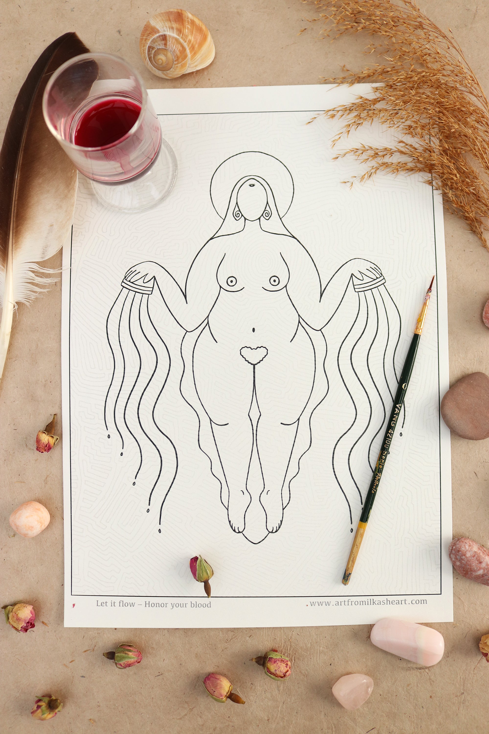 Malvorlagen – zum Ausdrucken für zu Hause - art.from.ilkas.heart