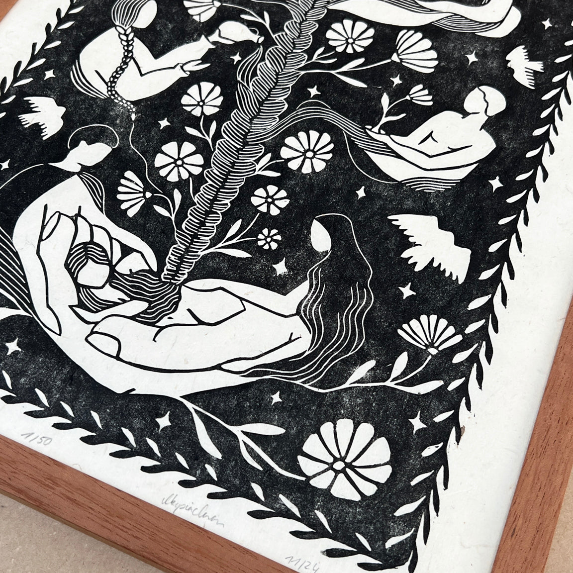 Rahmen & Passepartout für Ancestors calling - art.from.ilkas.heart