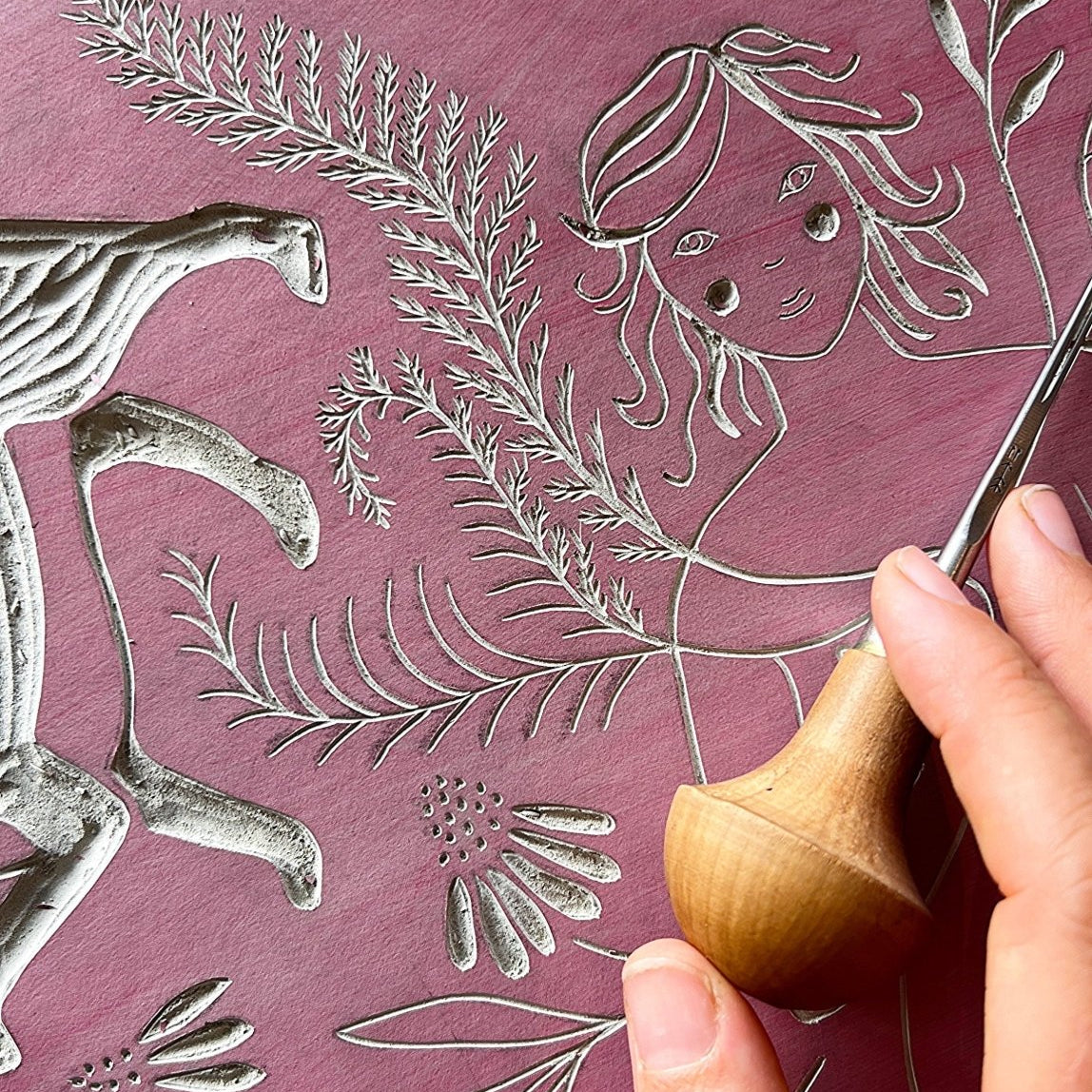 VORBESTELLUNG - Die Fülle Linoldruck Limitierte Auflage - art.from.ilkas.heart