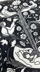 Ancestors Calling Linoldruck Limited Edition - art.from.ilkas.heart  