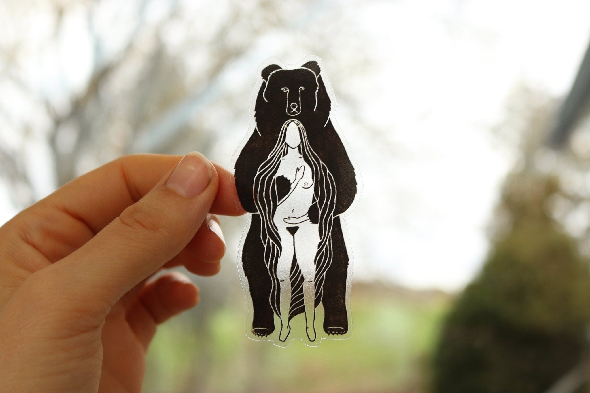 Bärengöttin Aufkleber - art.from.ilkas.heart
