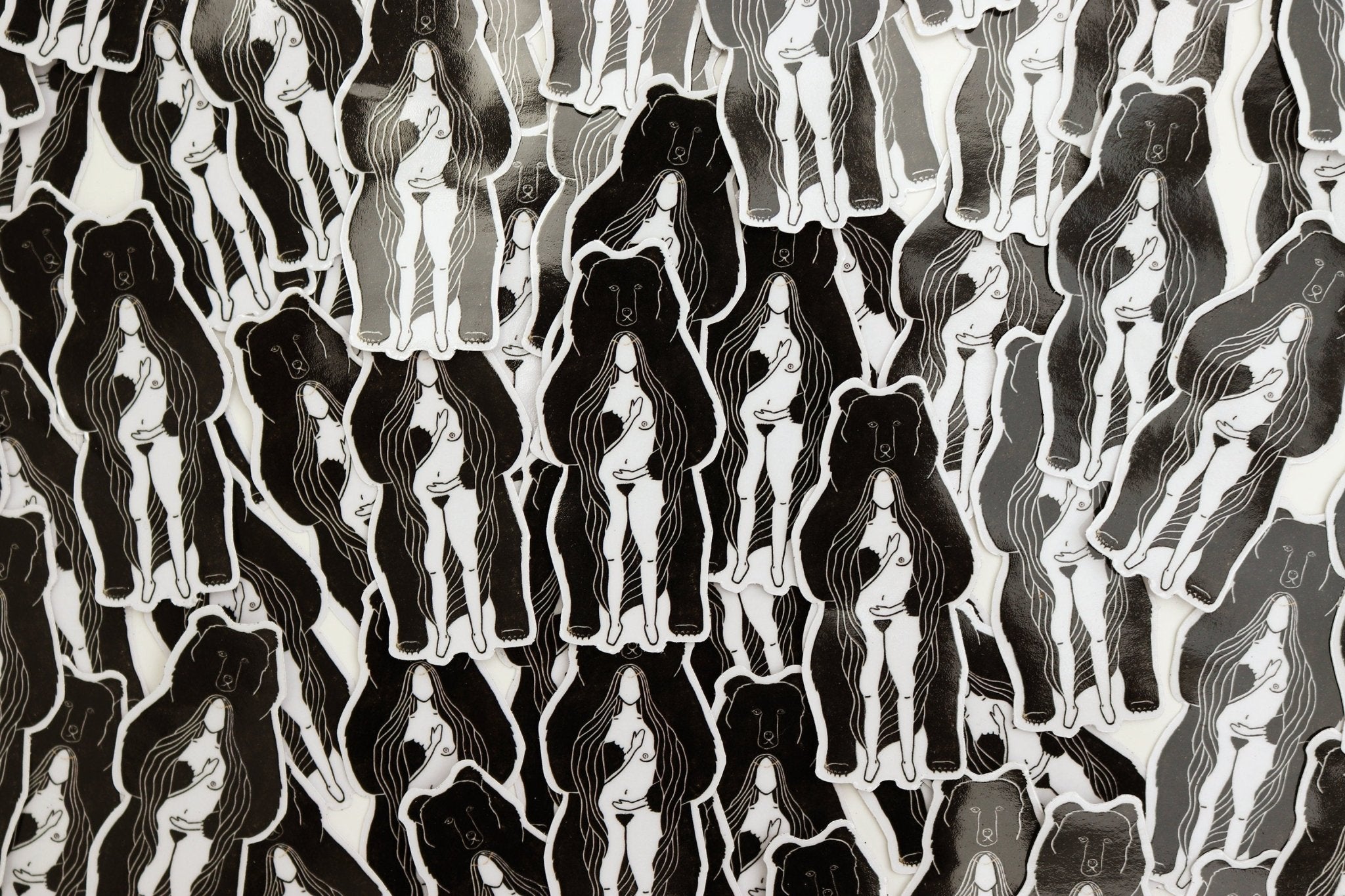 Bärengöttin Aufkleber - art.from.ilkas.heart