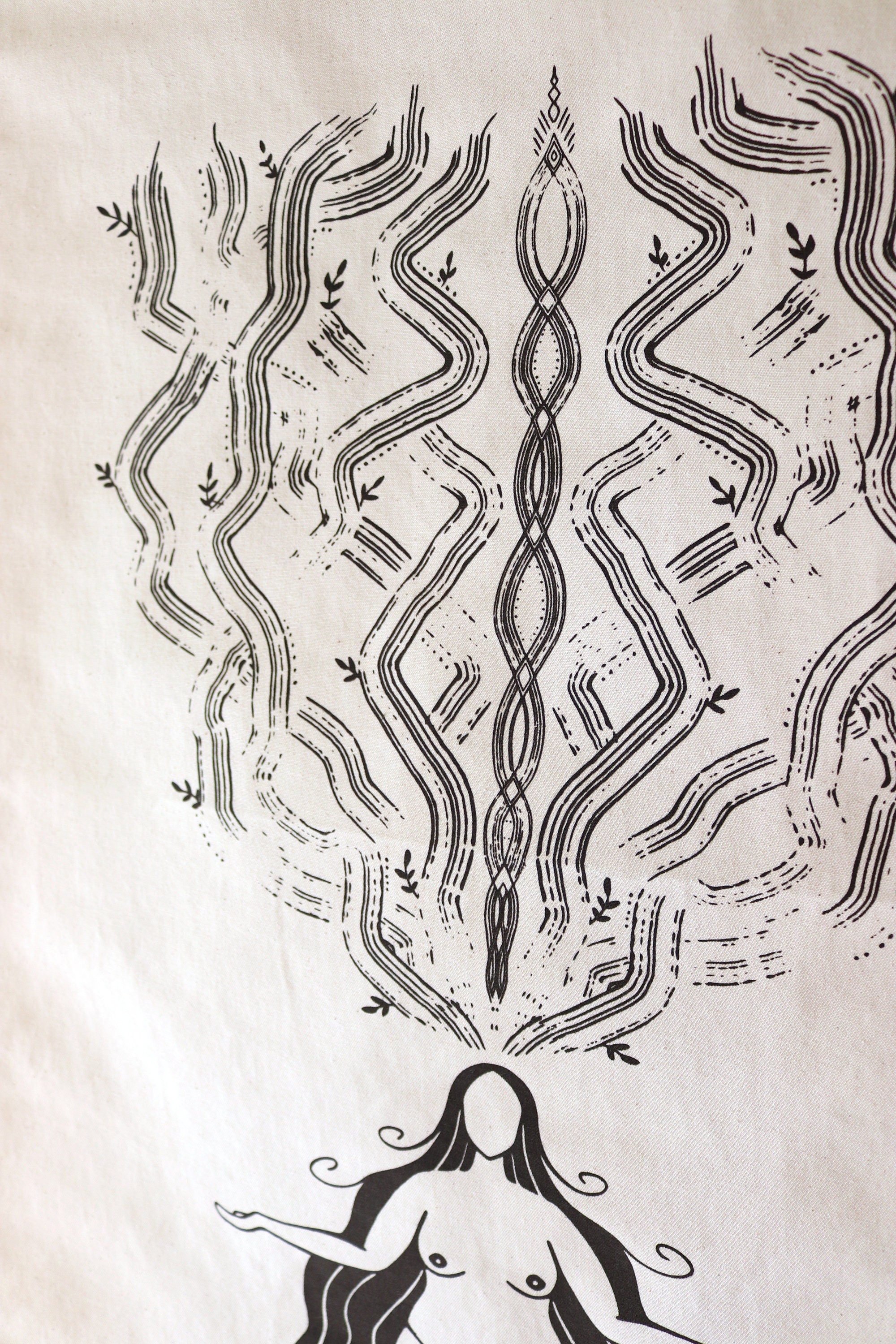 Connected Goddess Wandbehang - art.from.ilkas.heart  