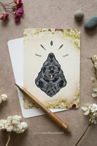 Die Göttin der Empfängnis Postkarte - art.from.ilkas.heart  