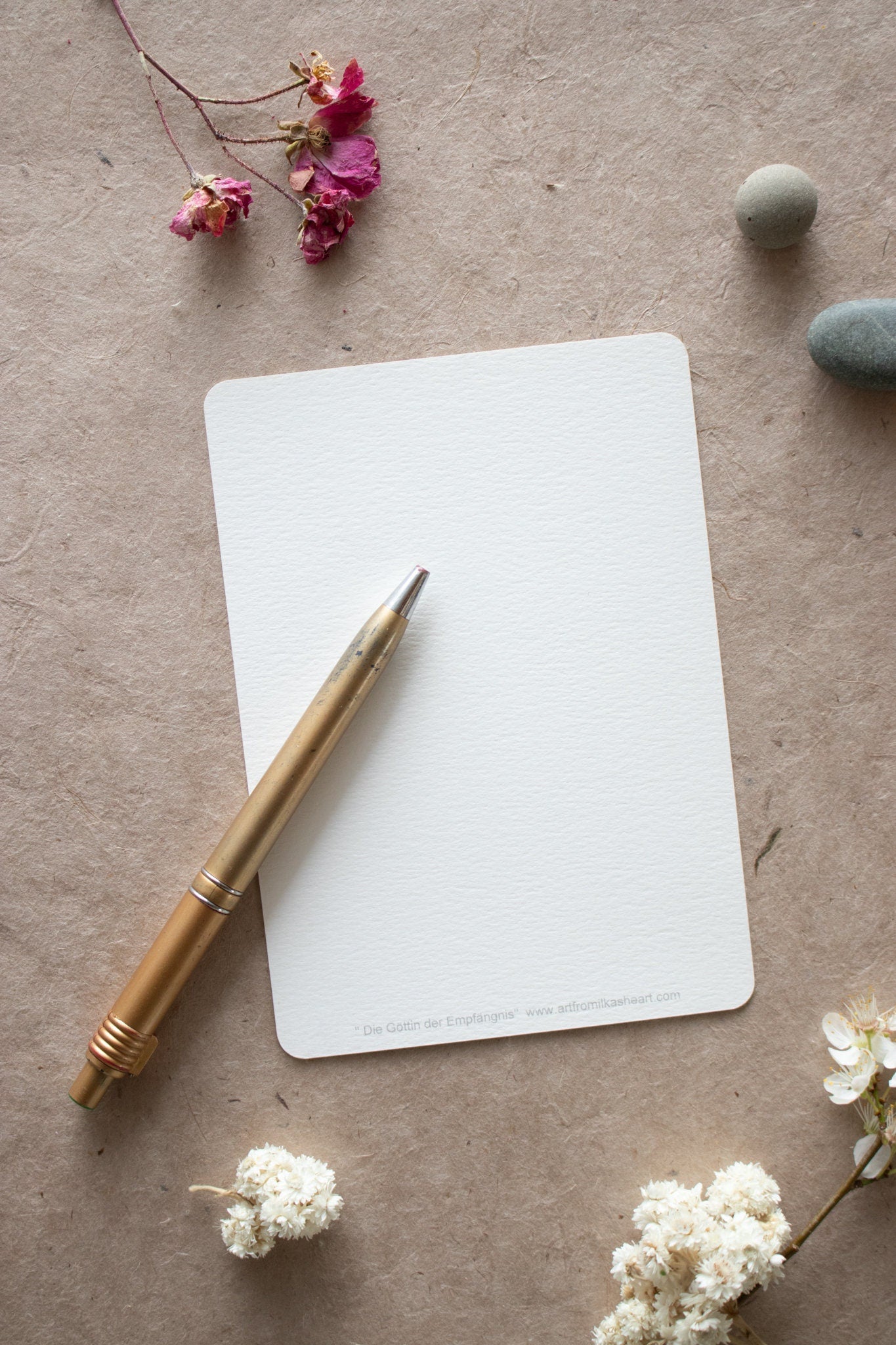 Die Göttin der Empfängnis Postkarte - art.from.ilkas.heart