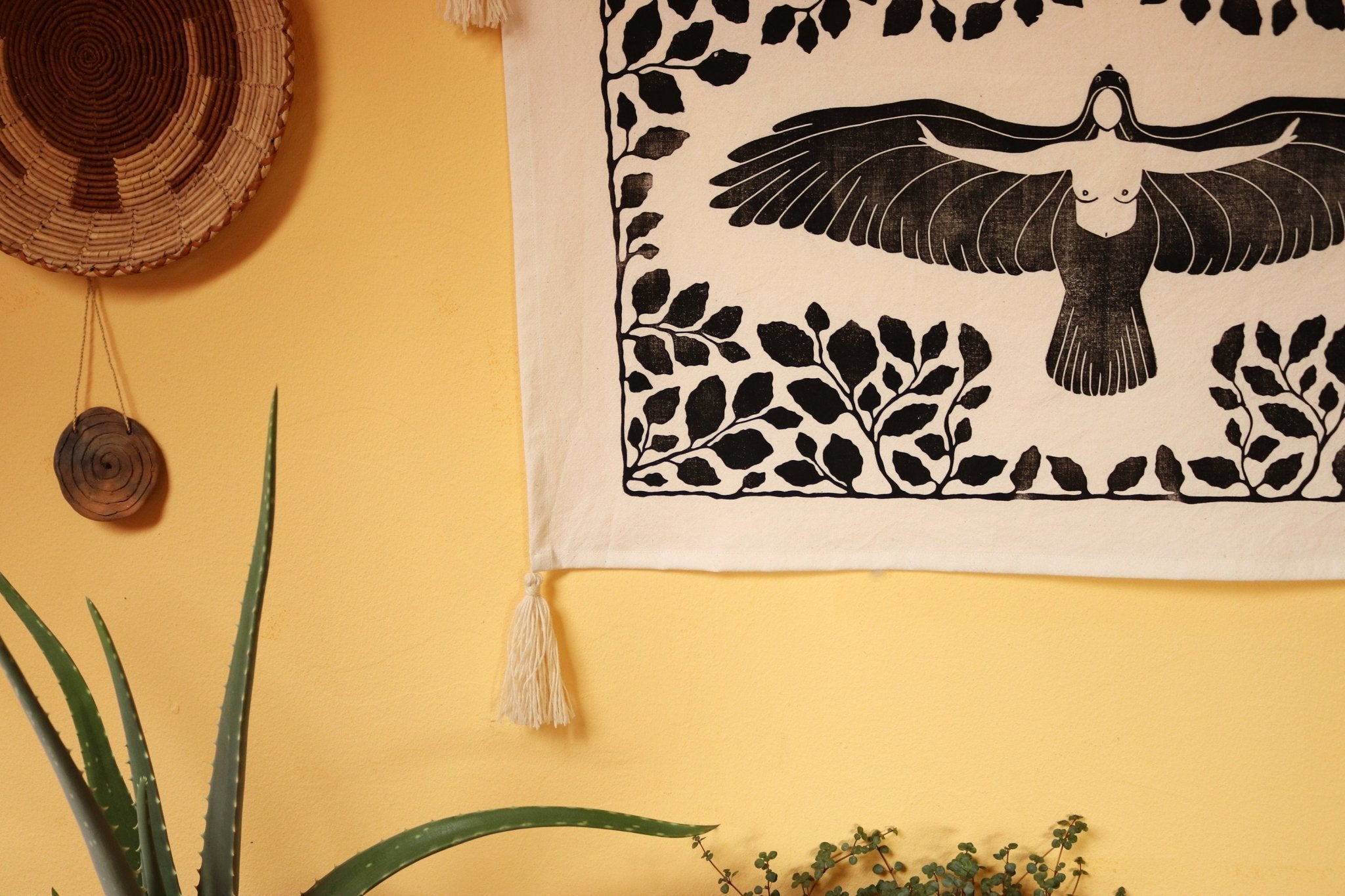 Die aufsteigende Göttin Wandbehang - art.from.ilkas.heart