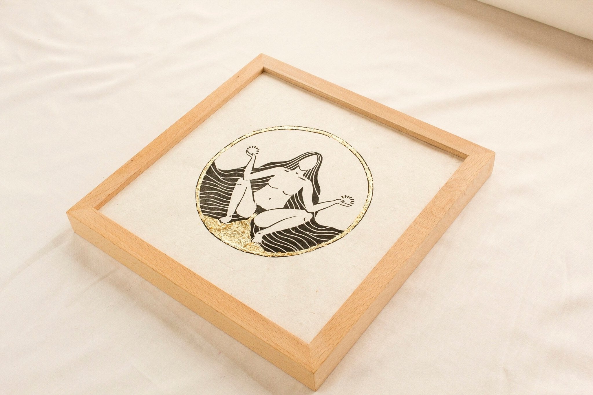 Rahmen & Passepartout für Die blutende Göttin - art.from.ilkas.heart