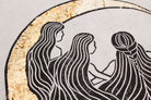 Die singenden Mondfrauen Linoldruck - art.from.ilkas.heart  