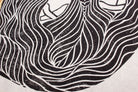Die singenden Mondfrauen Linoldruck - art.from.ilkas.heart  