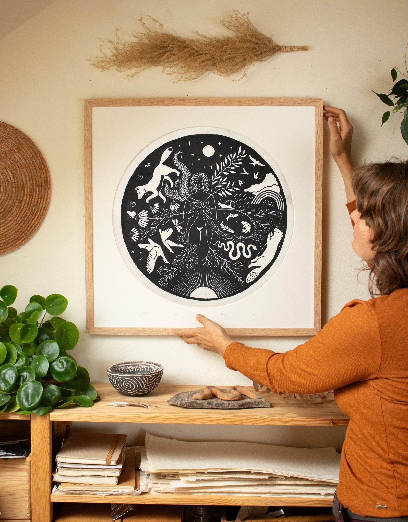 Rahmen & Passepartout für die Fülle - art.from.ilkas.heart