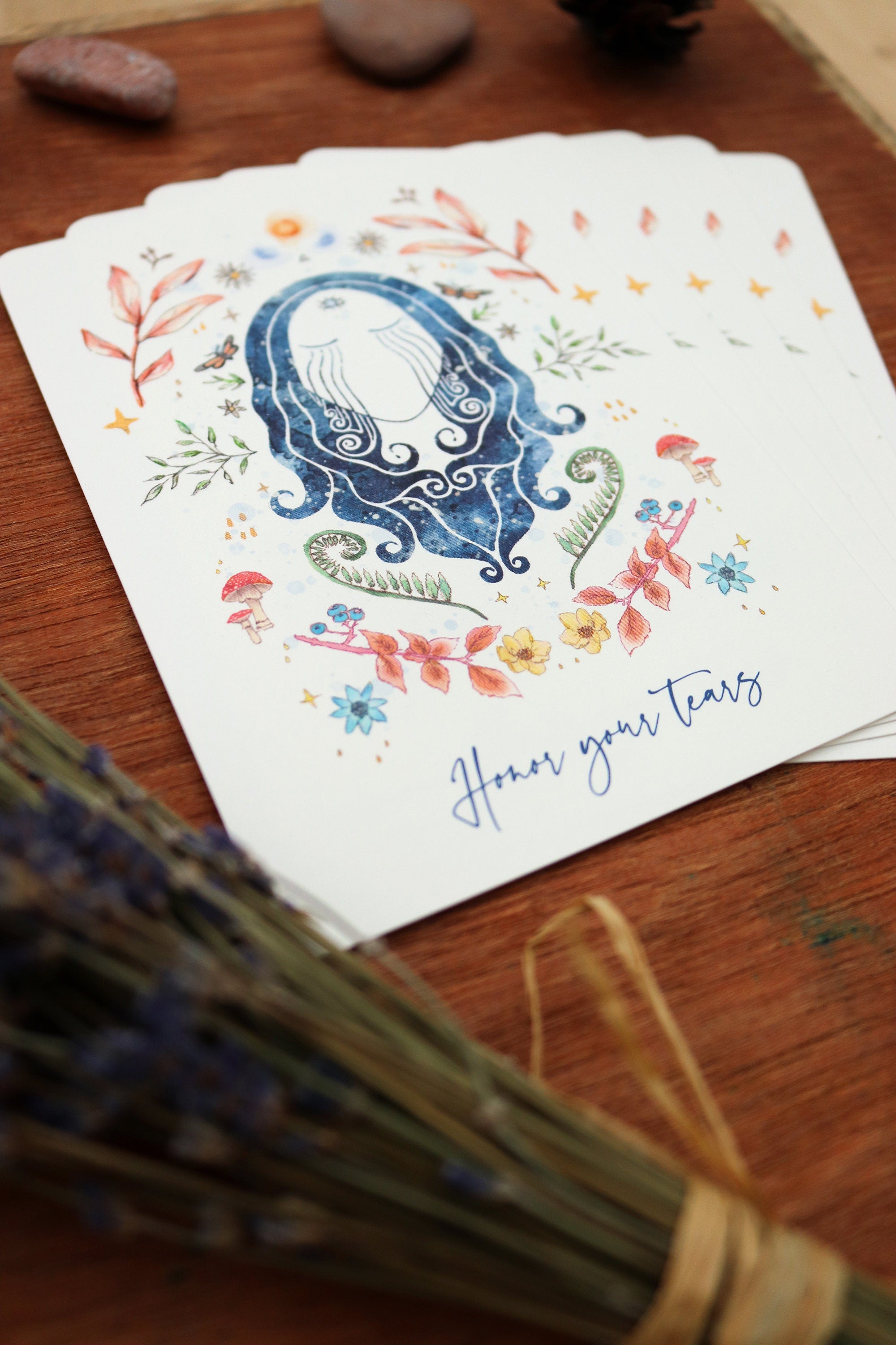 Ehre deine Tränen Postkarte - art.from.ilkas.heart  