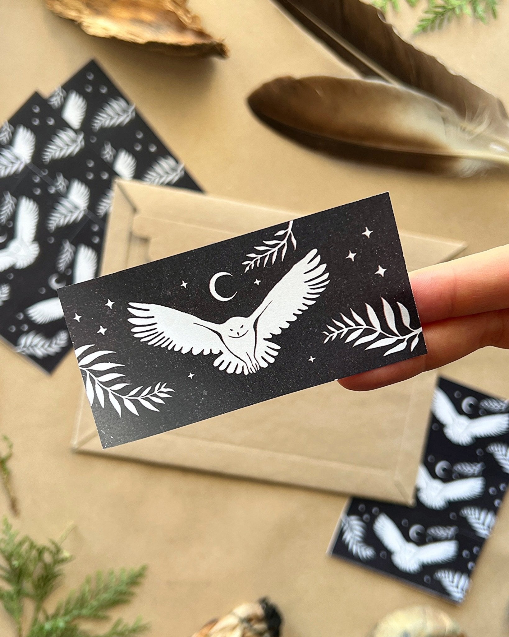 Eulen Medizin Stickerbogen - art.from.ilkas.heart