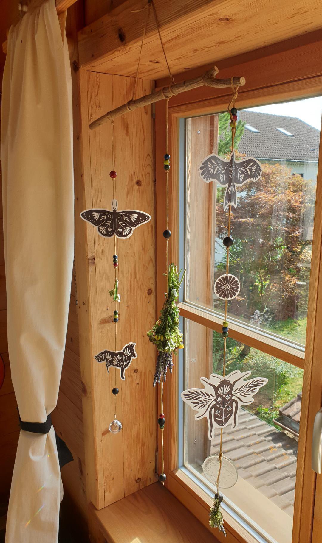 Verbundenheit - DIY Papiermobile Bastelanleitung - art.from.ilkas.heart