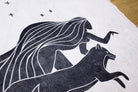 Fuchs Frau Linoldruck - art.from.ilkas.heart  