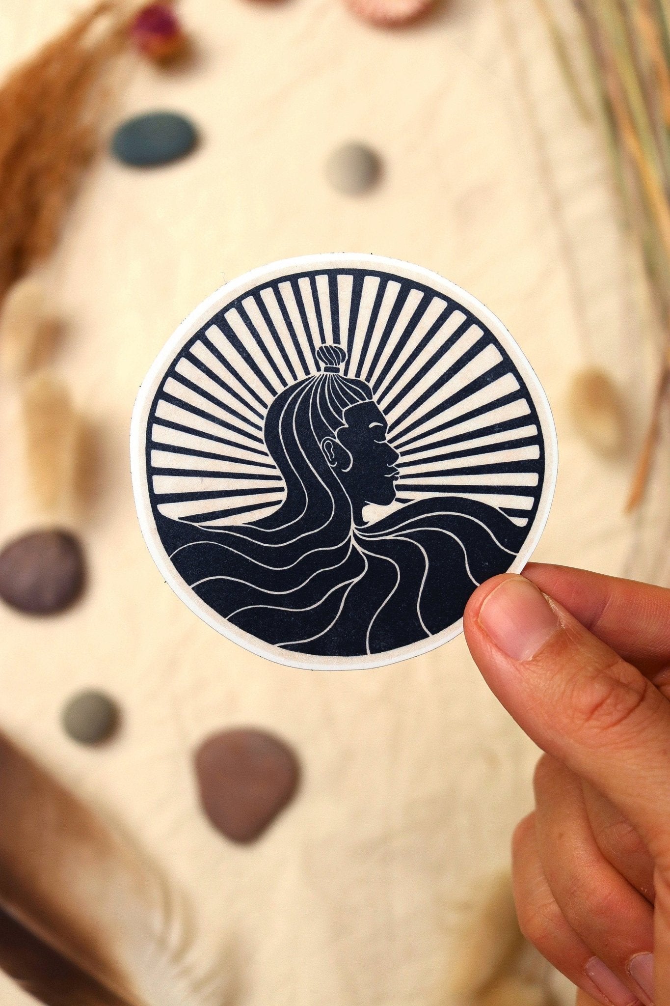 Göttin des Vertrauens Aufkleber - art.from.ilkas.heart