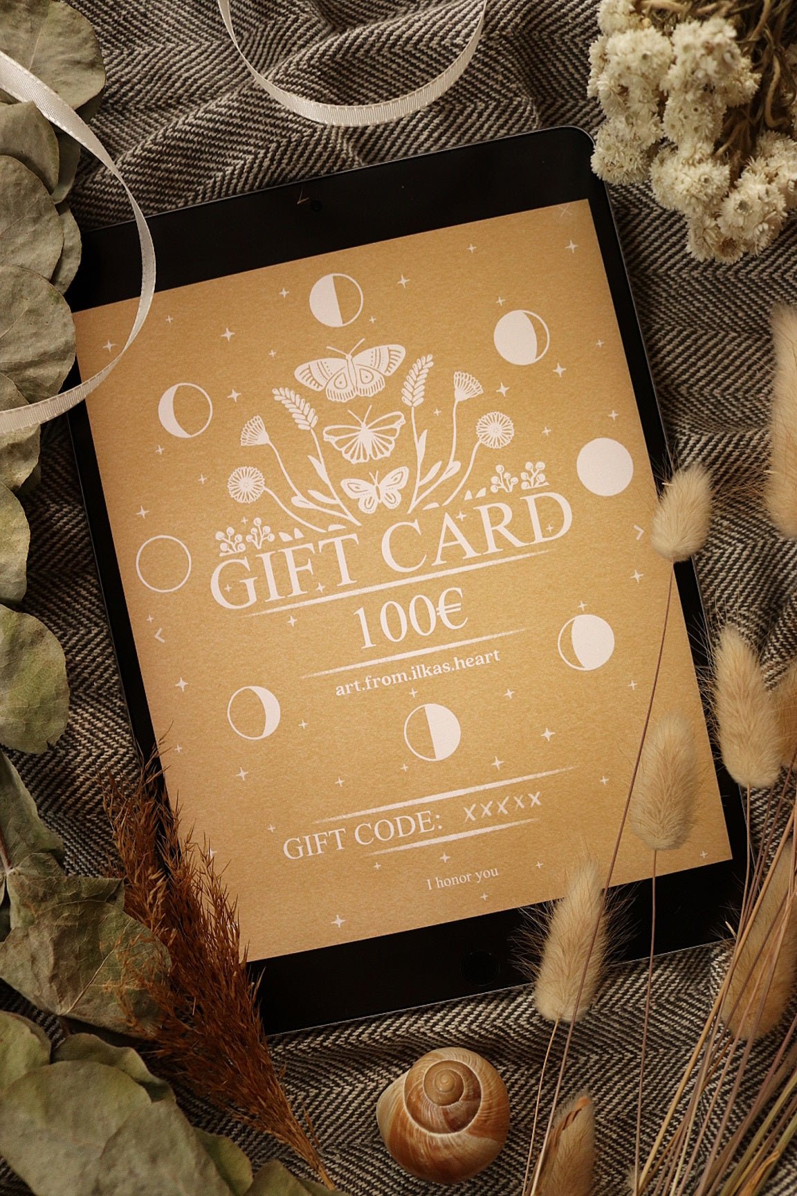Geschenkgutschein von art.from.ilkas.heart - art.from.ilkas.heart