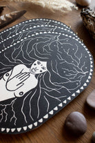 Die Wut - Linoldruck - art.from.ilkas.heart