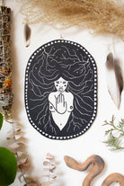 Die Wut - Linoldruck - art.from.ilkas.heart