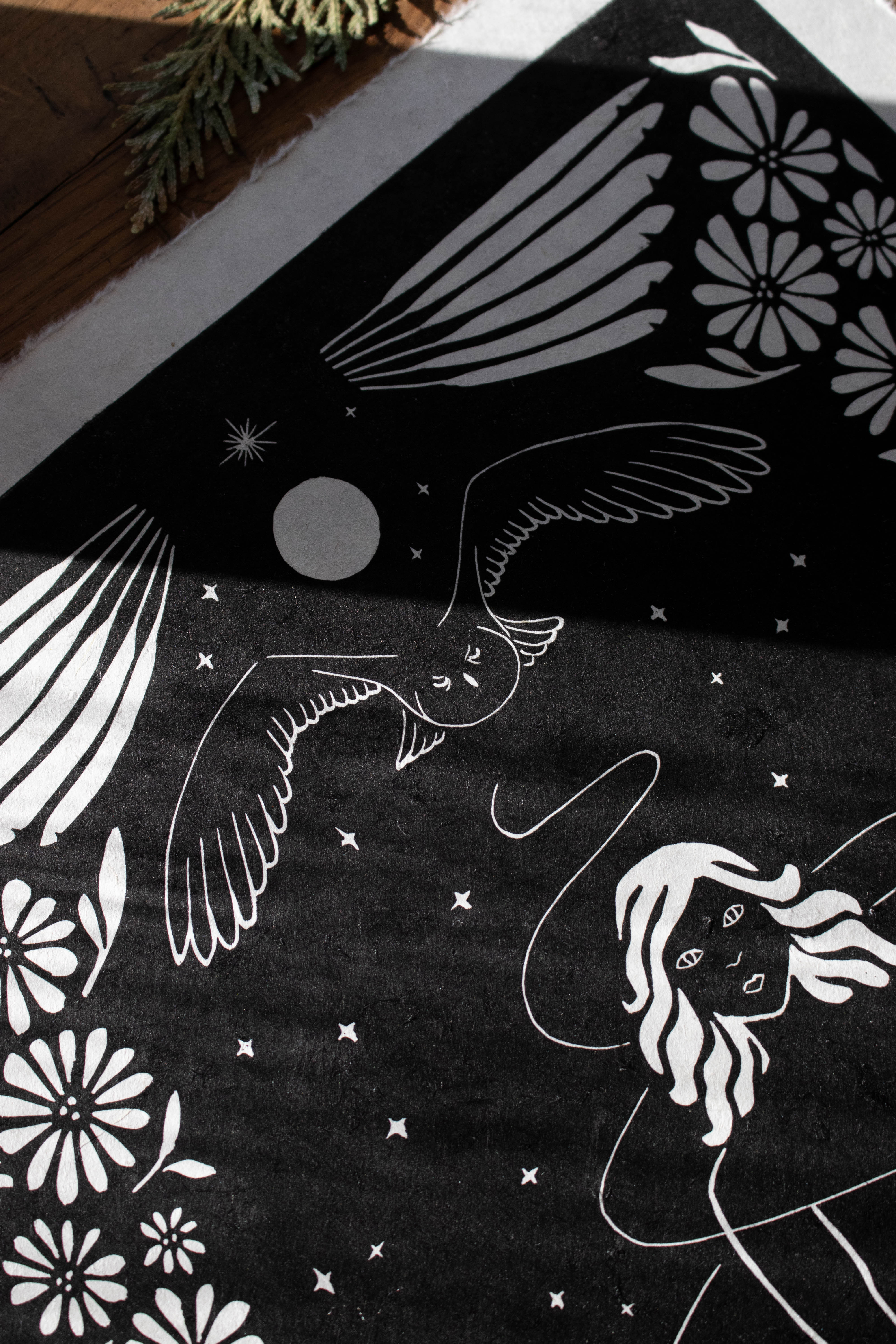 Trusting the Process - Linoldruck - art.from.ilkas.heart