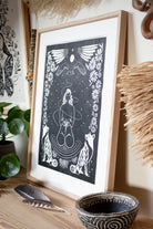 Rahmen & Passepartout für Trusting the process - art.from.ilkas.heart