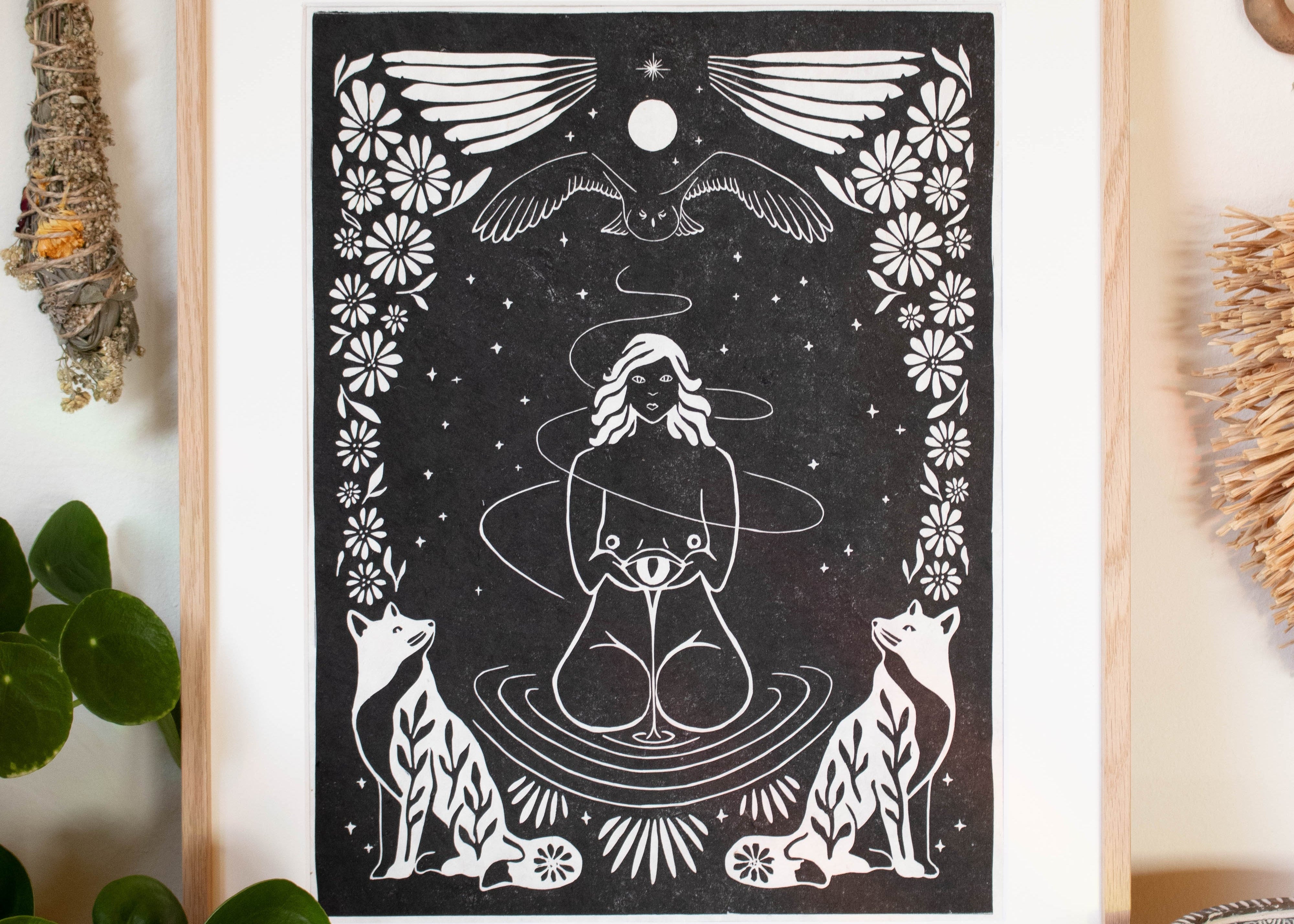 Rahmen & Passepartout für Trusting the process - art.from.ilkas.heart