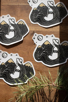 Mutter der Berge - Großer Autoaufkleber - art.from.ilkas.heart