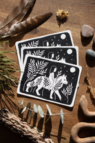 Wolf Mother of the wild Child - Postkarte - art.from.ilkas.heart