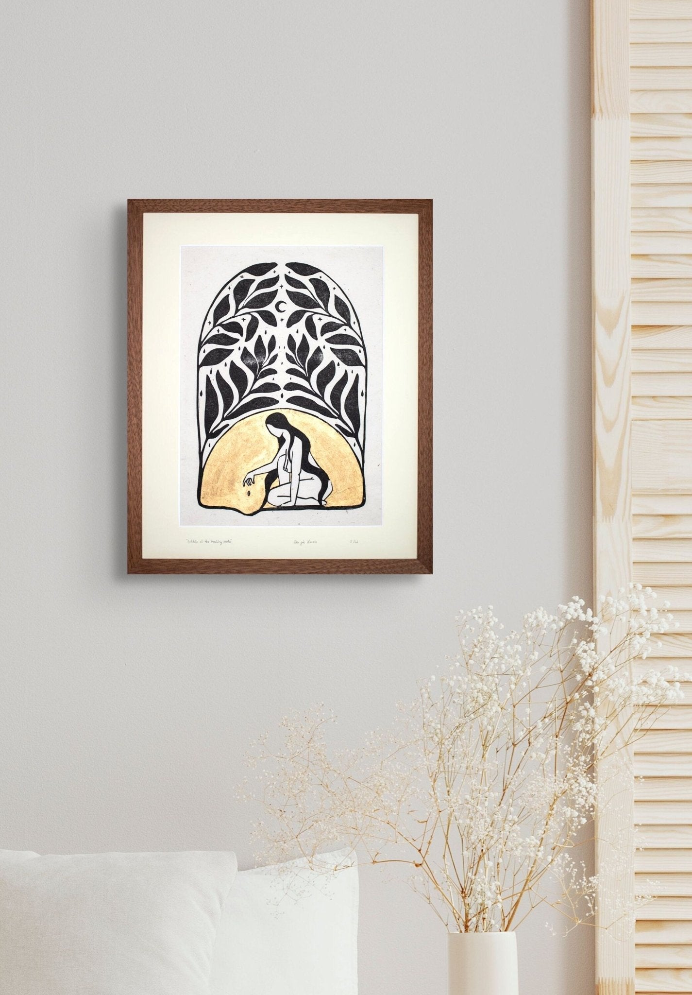 Rahmen & Passepartout für The Goddess of healing seeds - art.from.ilkas.heart