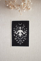 Growing Goddess Linoldruck - art.from.ilkas.heart  