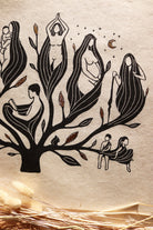 Haus Wabi Sabi Linoldruck - art.from.ilkas.heart  