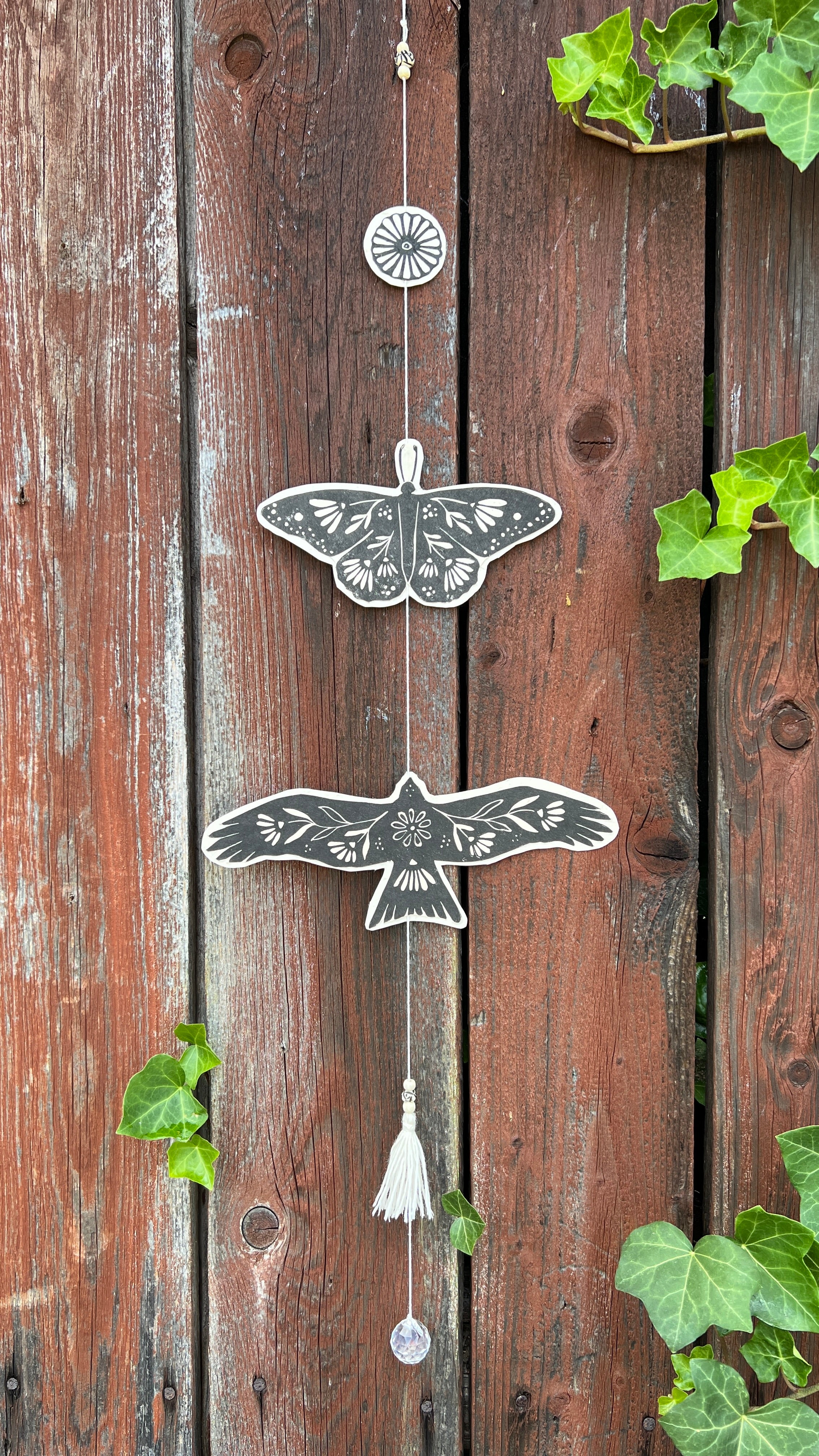 Verbundenheit - DIY Papiermobile Bastelanleitung - art.from.ilkas.heart