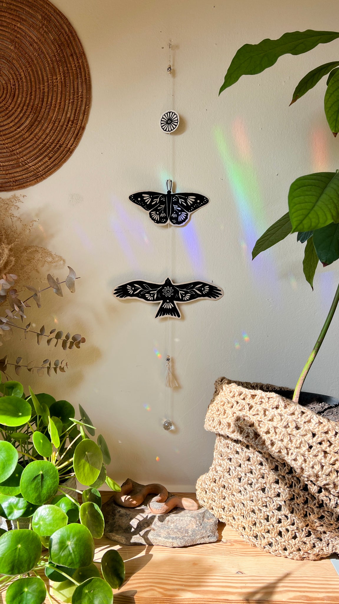 Verbundenheit - DIY Papiermobile Bastelanleitung - art.from.ilkas.heart