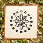 Mondblume Linoldruck - art.from.ilkas.heart  